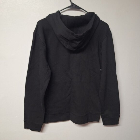 Adidas Hoodie Colorful Boys 18 20 XL Black Rainbow Wavy Teen Tween - Picture 4 of 8